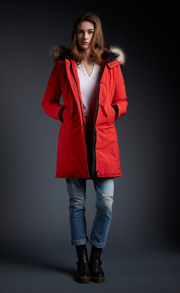 Avenue Parka Red